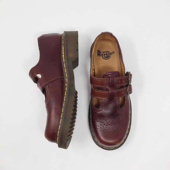 Dr. Martens Shoes - Dr Doc Martens | T-Strap Buckle Mary Jane Shoes